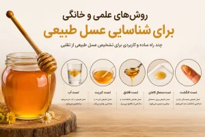 نحوه تشخیص عسل طبیعی