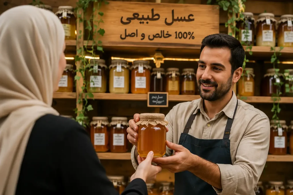 خرید عسل طبیعی اصل از فروشگاه معتبر