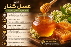 طعم و کیفیت عسل کنار